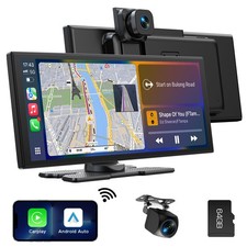 10,25" Dash Cam mit Wireless Apple CarPlay Android Auto Autoradio Rückfahrkamera