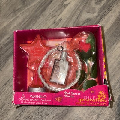 Our Generation Doll Red Carpet Ready Set Rose Award VIP Invite Zubehör