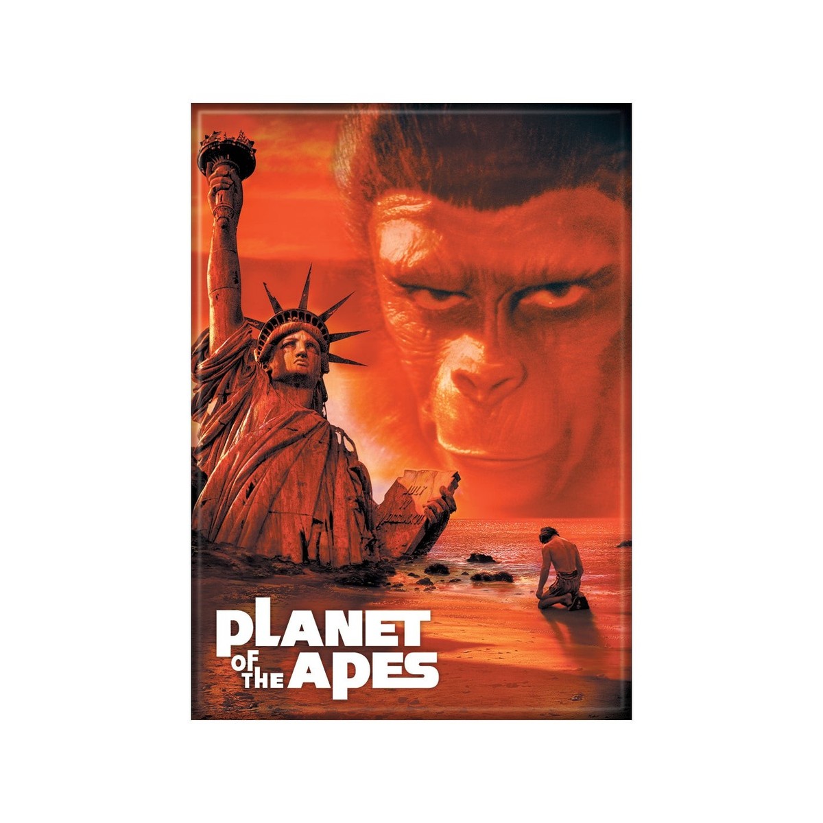 Planet of the Apes Original Movie Poster Image Refrigerator Magnet