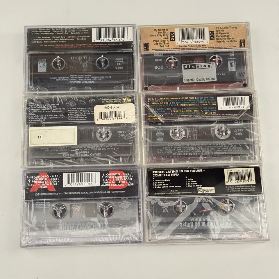 Rap Reggaeton Cassette Lot Tapes La Calle Canta Gerardo Dos Enemigo Poder Latino - Image 3 of 4