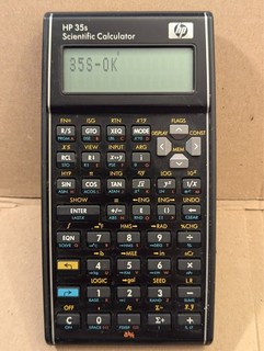 Legendary Hewlett Packard HP35s Scientific Calculator: Used Full Working Order