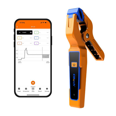 Bluetooth Wireless T-Type Temperature Clamp with App Control