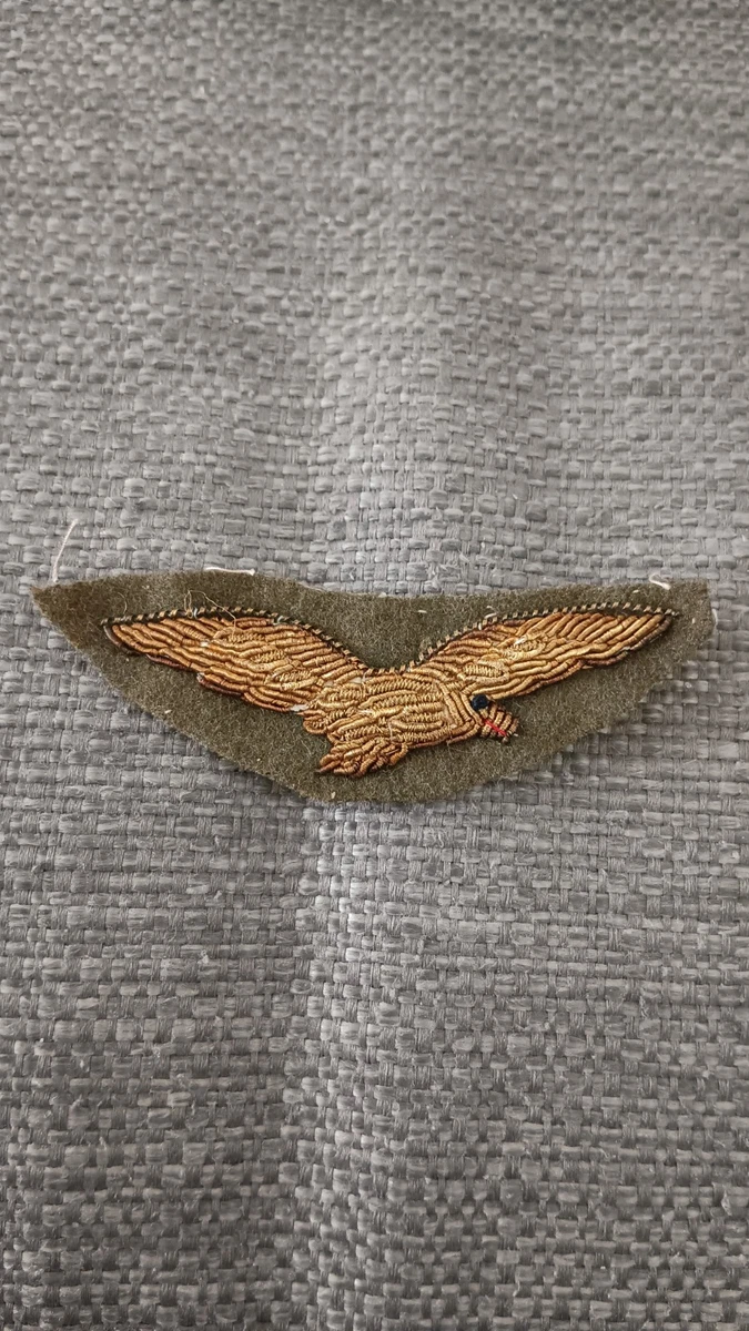Toppa ricamata Aquila Friuli – Rettangolo 4×9 cm – Friûlpoint