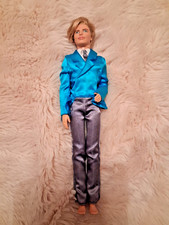 2010 Prince Liam Ken Barbie Doll  From Princess And The Pop Star Mattel No Shoes