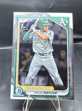 2024 Bowman Baseball - Bowman Chrome Prospect -1st Bowman-Myles Naylor-Athletics