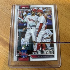 Bryce Harper/Kyle Schwarber Cool Crushers 2026 Topps Series 1 Card #197 Phillies