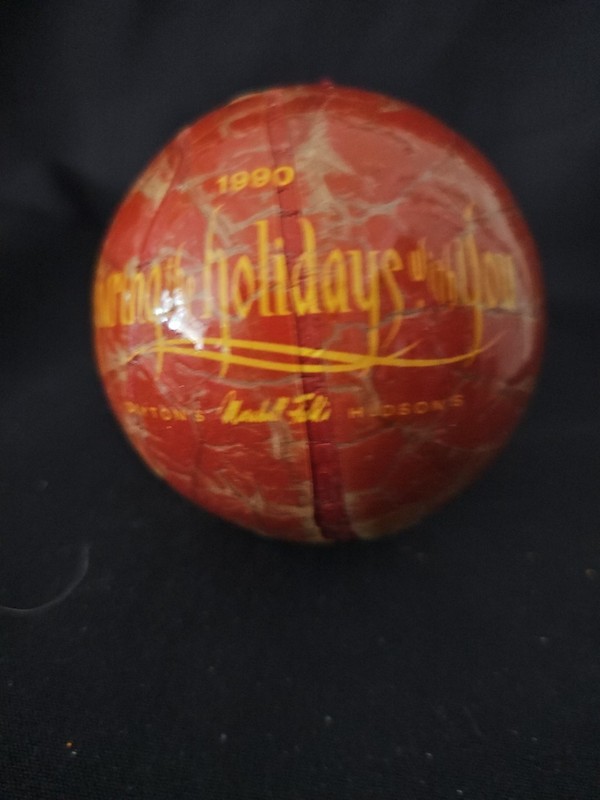 Marshall Fields Dayton Hudson Christmas Ornament 1990 Plastic 3 Inch Advertising