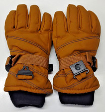 Kids Ski Winter Gloves Brown Size 4-7 All in Motion