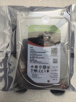 Seagate IronWolf NAS 6TB Internal Hard Drive 3.5'' SATA 5400RPM ST6000VN001