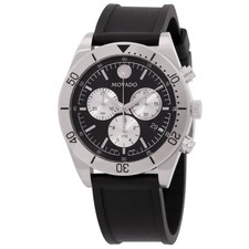 Movado Sport Chronograph Quartz Black Dial Men's Watch 607992