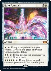 Halo Fountain 015/281 Streets of New Capenna Mythic MTG