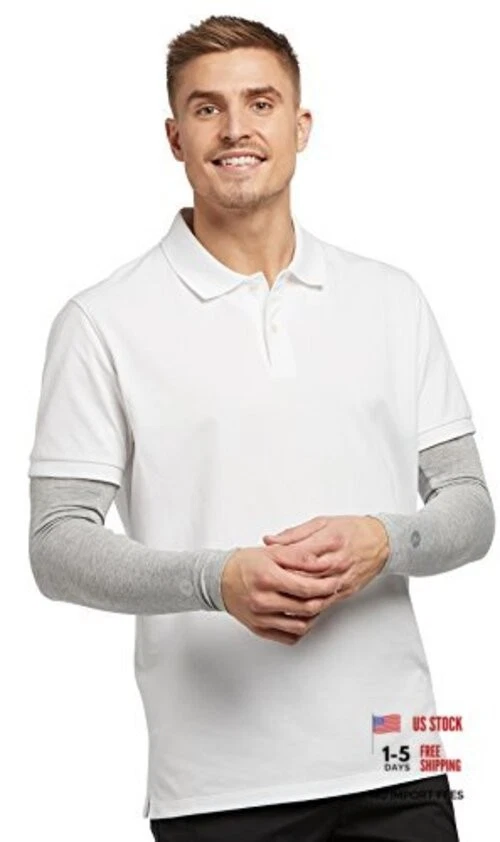 UPF 50+ Sun Protective Arm Sleeves – Sensitive Small Light Grey Marle