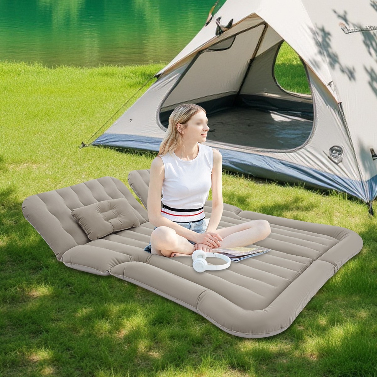 マットレス suvfive 5.71*4.13ft SUV Air Mattress, Inflatable SUV Mattress, Car Air