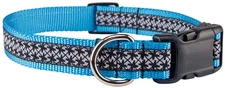 Country Brook Design® Deluxe Black & White Pinwheels Woven on Ice Blue LTD
