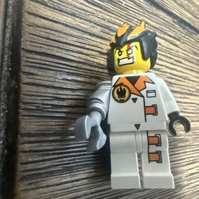 Lego Minifigure Agents Dr. Inferno  Arm Claw Metallic 8970 Agt013a cracked torso