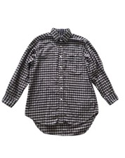 Vintage Burberry Flannel Plaid Shirt Mens Small Brown Beige Button Up USA Made