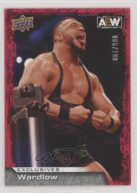 2022 Upper Deck AEW All Elite Wrestling Exclusives 65/100 Wardlow #66 nm2