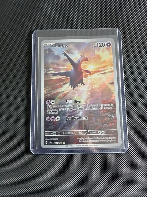 Latios 203/191 Sv08 Surging Sparks Illustration Rare Full Art Holo English 2024
