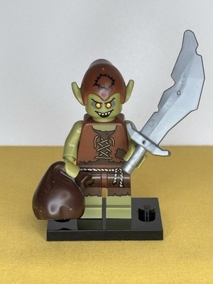 Lego Minifigure Goblin Troll Green Elf Series 13 2015