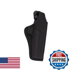 BIANCHI 7001 Thumbsnap Holster, Fits S&W K FRAME 4IN, Black, Right Hand 1015988