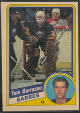 1984 O-PEE-CHEE #18 TOM BARRASSO ROOKIE CARD. rookie card picture
