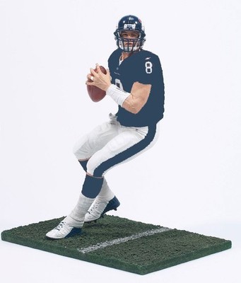McFarlane Sports Picks Houston Texans David Carr QB 8 Blue Jersey (2003) 6-inch