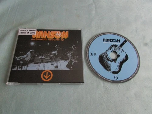 Hanson ' Underneath Acoustic EP '  Limited Edition CD Single  3CG  Records.
