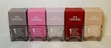 5 New Nails Inc. It's Topless 1 Step Gel Manicure Nail Polish New 0.47oz Each