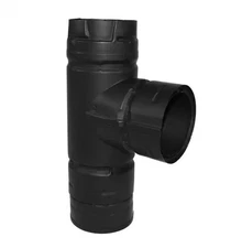 DuraVent PelletVent Multi-Fuel 3in. Single Tee With Clean-Out Tee Cap 3PVL-TB