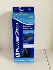 Powerstep 3/4 Length Orthotic Insoles Arch Heel Support Shoe Inserts Relief (F)