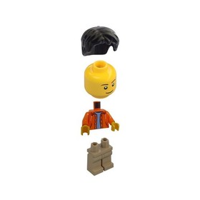 LEGO 2014 Bike Shop & Caf&eacute; Male Minifigure Creator Male w/ Orange Jacket (31026)