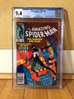 Amazing Spider-Man #252 First Black Suit CGC 9.4 Newsstand White Pages