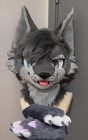Fursuit Long Fur Husky Fox Mascot Head Party Halloween Fur Cosplay-Promotion
