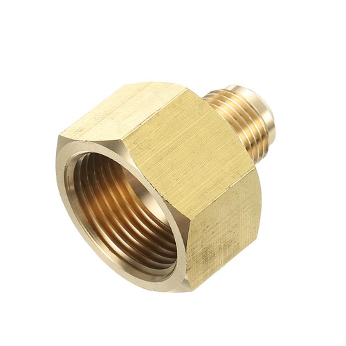 Tube Fitting Gas Adapter 3/8" Male Flare x 3/4in Female SAE