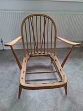 Vintage Ercol 203 Blonde Chair FRAME Stripped To Natural Finish Mid Century