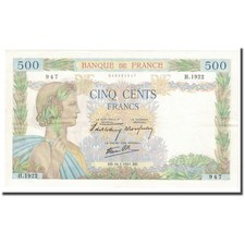 [#647001] France, 500 Francs, La Paix, 1941, 1941-01-16, UNC, Fayette:32.13, KM: