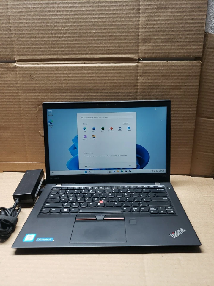Lenovo ThinkPad T470s i5-7300U 14" 2.6ghz Laptop 256GB SSD 16GB  - Image 2 of 4