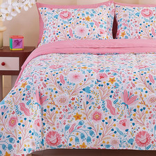 Kids Twin Bedding Sets for Girls, Soft Twin Comforter Set with Sheets, 5 Pieces