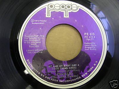 LYN COLLINS 45 Me and my baby got a good thing going PEOPLE soul FUNK 1972 MINT-