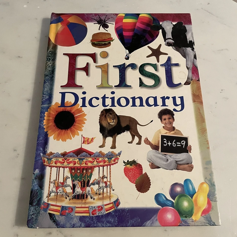 First Atlas Encyclopedia Dictionary Hardcover Illustrated Lot Of 3 - Image 4 of 4