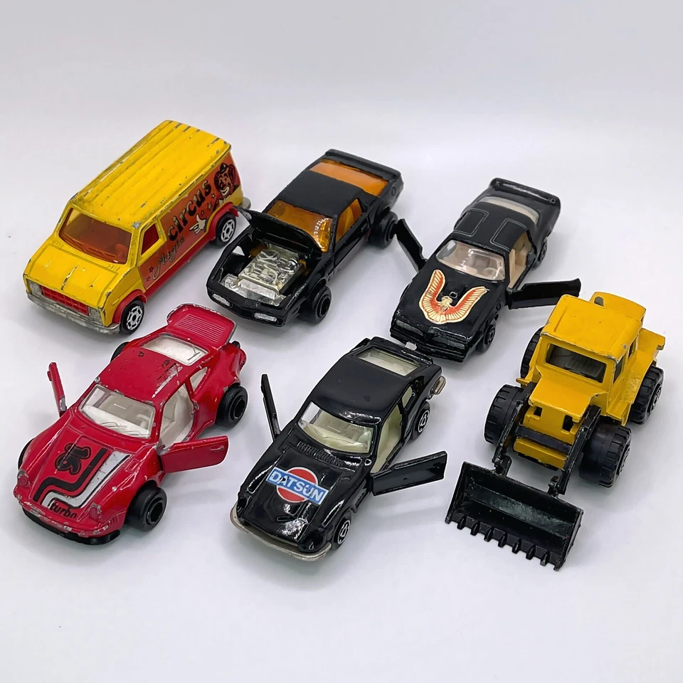 LOTE fundido a presión vintage Majorette Corgi Juniors Yatming Mercury Cougar XR7 Datsun Foto 2 de 4