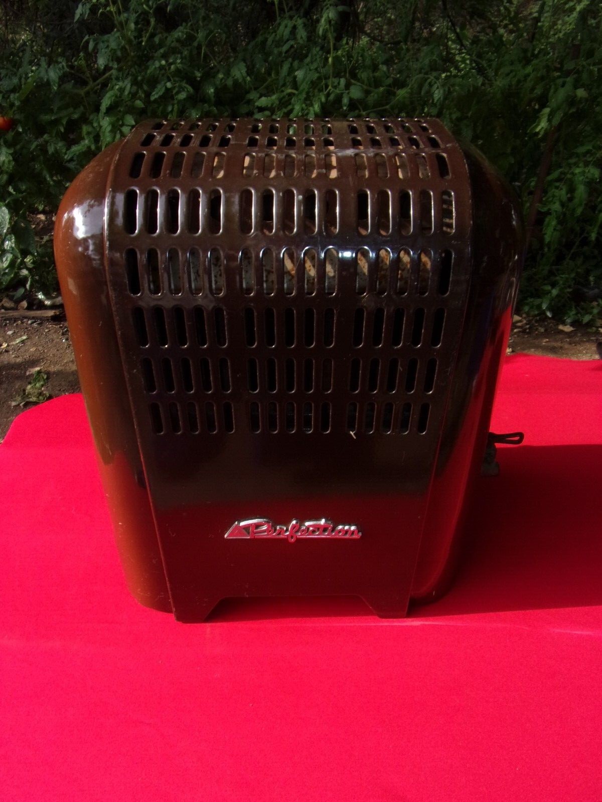 Vintage PERFECTION Porcelain Enamel Gas Radiant Room Heater | eBay