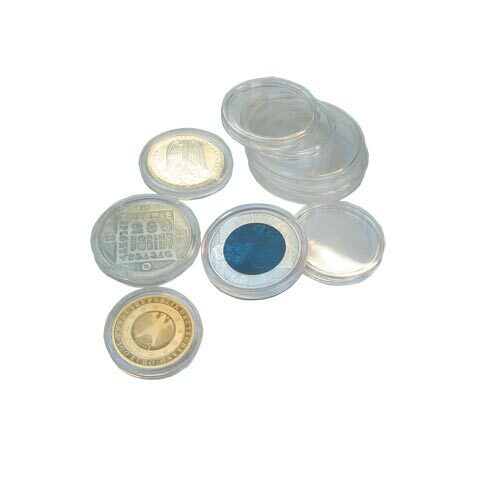 SAFE 6729XL Münzdosen 29 Mm – 25er XL-Sparpack | Für 1 €, 2 € & Sammelmünzen | Mit Praktischem Griffrand