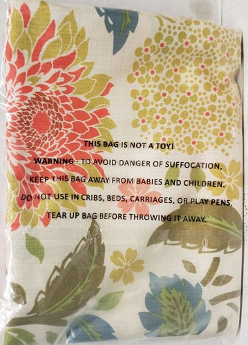 Printed Fabric Tablecloth 60" Round, HARVEST,AUTUMN BLOOM FLOWERS & LEAVES, CE - Picture 8 of 10