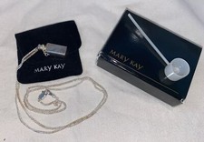 New Silver MARY KAY Fragrance Pendant Fillabl...