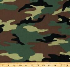 Cotton Camouflage Camo Hunting Cotton Fabric Print by the Yard D680.61 