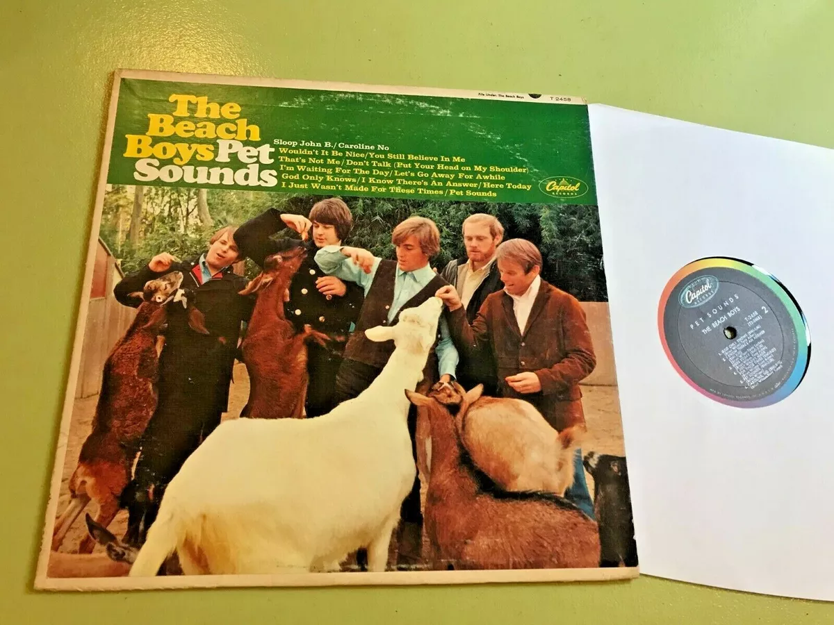 The Beach Boys Pet Sounds 1966 original vinyl MONO T2458 rainbow lp abbey  press!