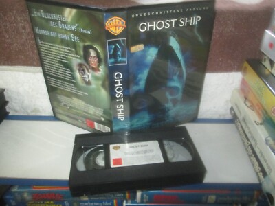 VHS - Ghost Ship - Meer des Grauens - UNCUT - 1.AUFLAGE - WARNER VERLEIH TAPE