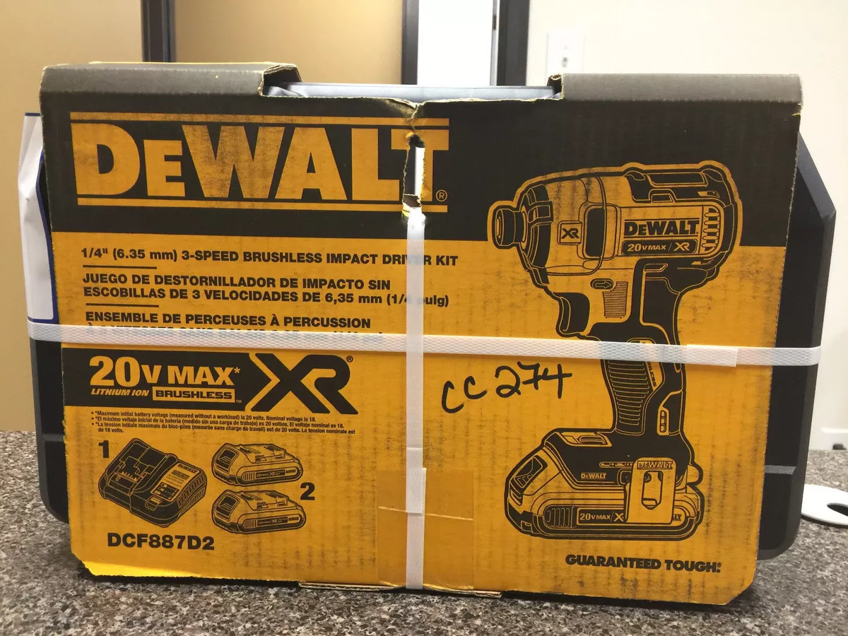 Atornillador De Impacto Xr 20v DCF887D2 Dewalt