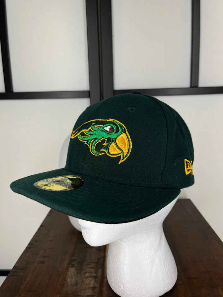Pericos de Puebla 2016 Champions Hat Cap Fitted Youth 6 7/8 Green Poly Soto Jr. - Image 4 of 4